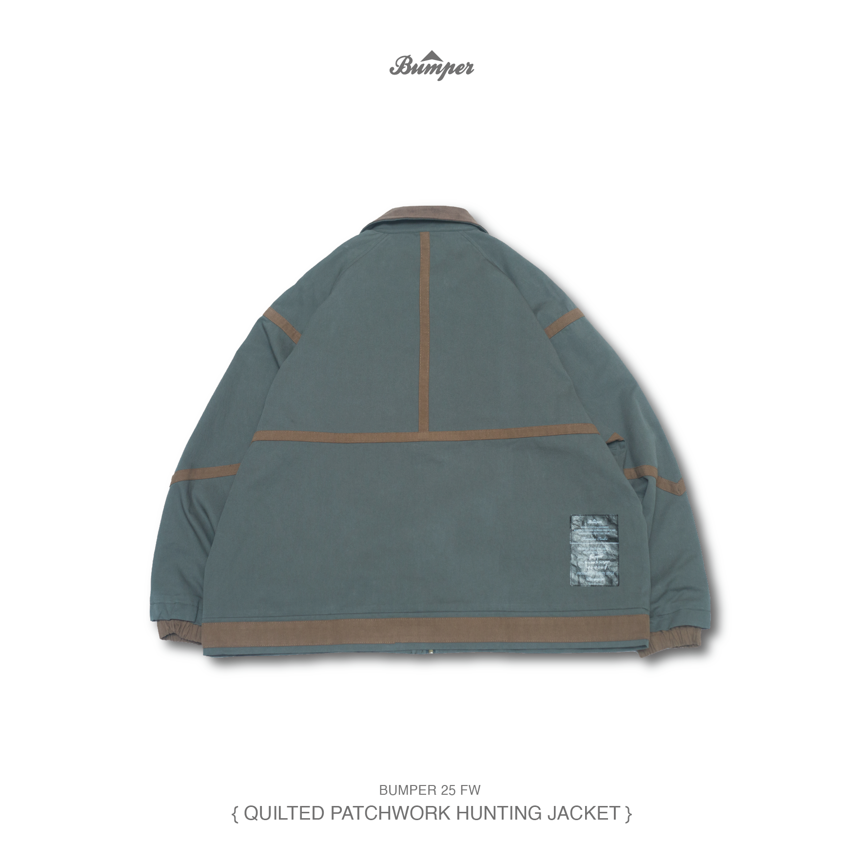 BUMPER 25 FW QUILTED PATCHWORK HUNTING JACKET