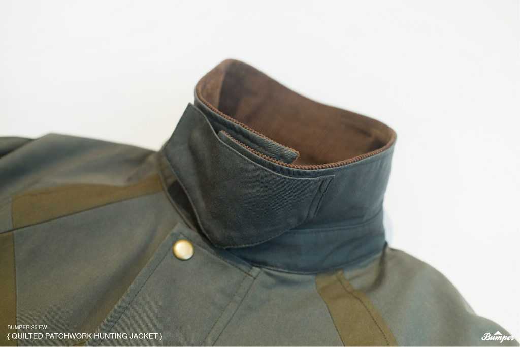 BUMPER 25 FW QUILTED PATCHWORK HUNTING JACKET