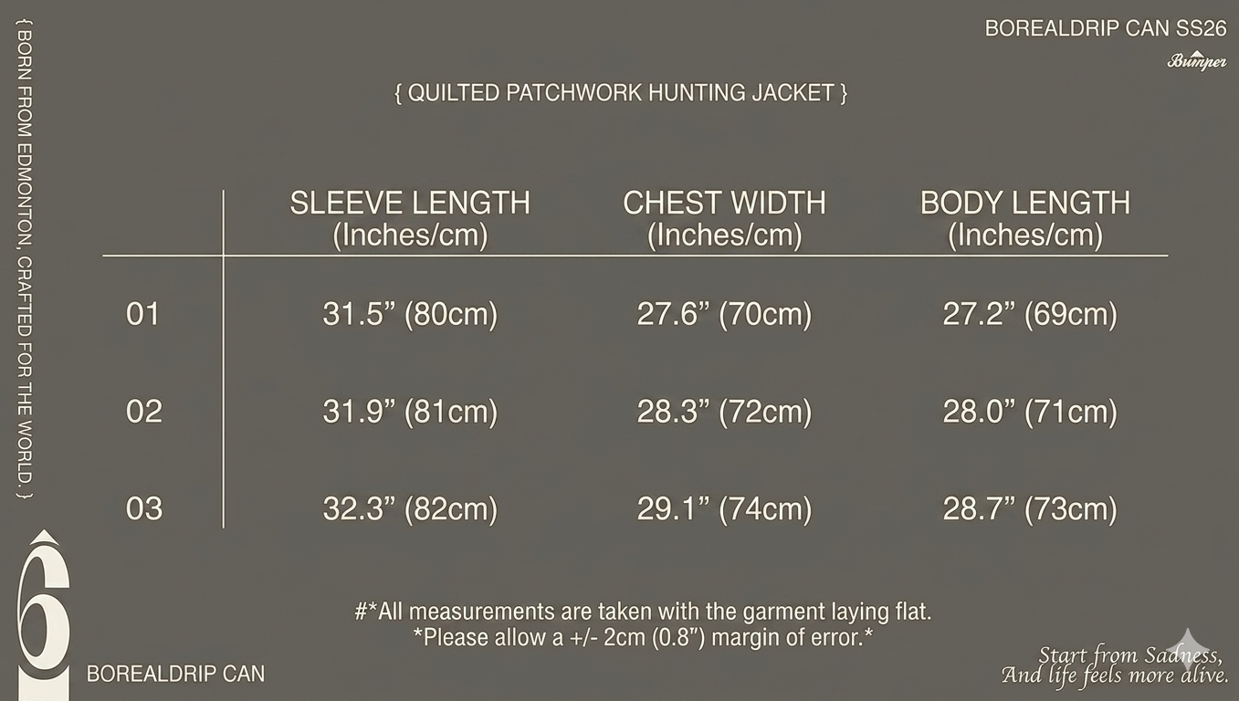 BUMPER 25 FW QUILTED PATCHWORK HUNTING JACKET